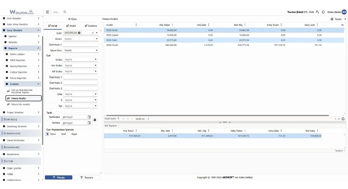 WolvoxCloud · Program görünümü 2